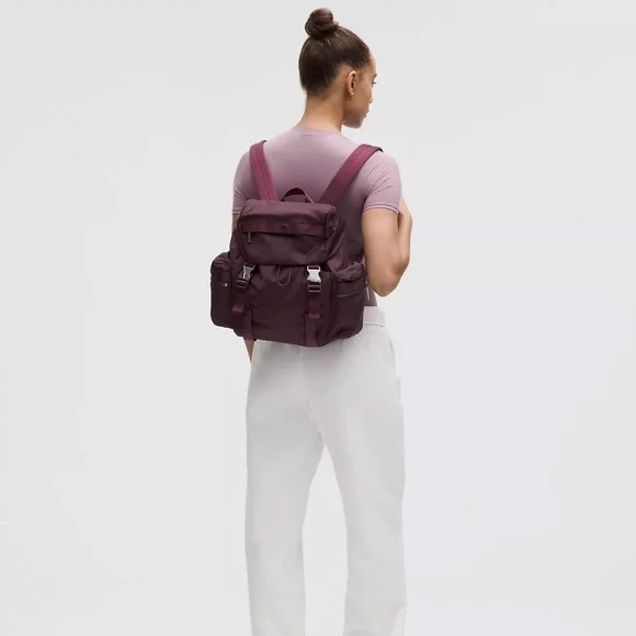 Lululemon Wunderlust Backpack Mini 14L- Goodnight Plum/Gunmetal - Picture 9 of 13